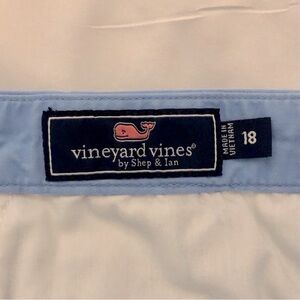Vineyard Vines Boys Powder Blue Chino Shorts, Size 18, EUC!